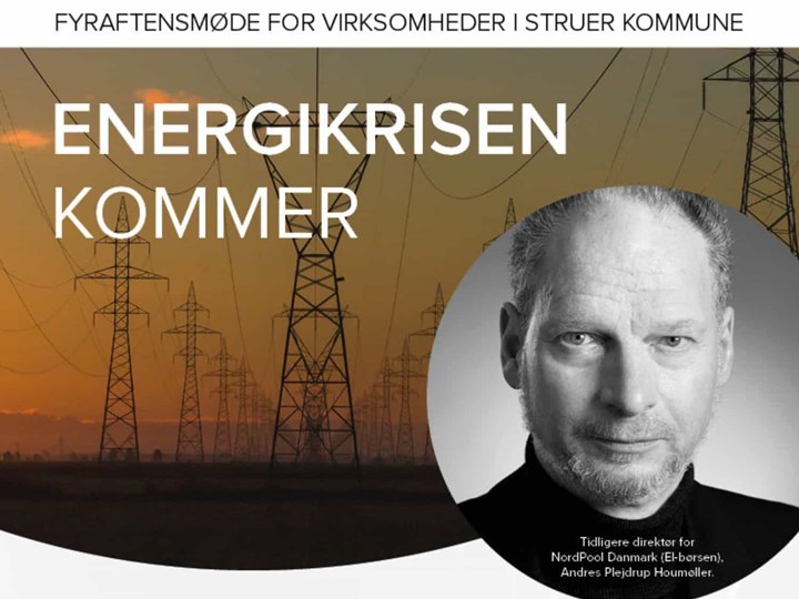 Fyraftensmøde: Energikrisen kommer