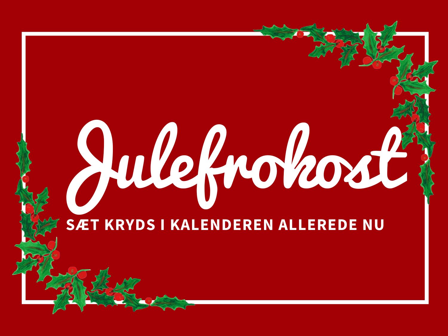 Julefrokost 2024 (kun for lejere)